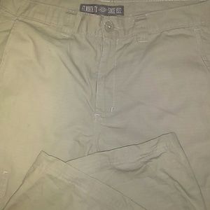 Mens khaki pants.